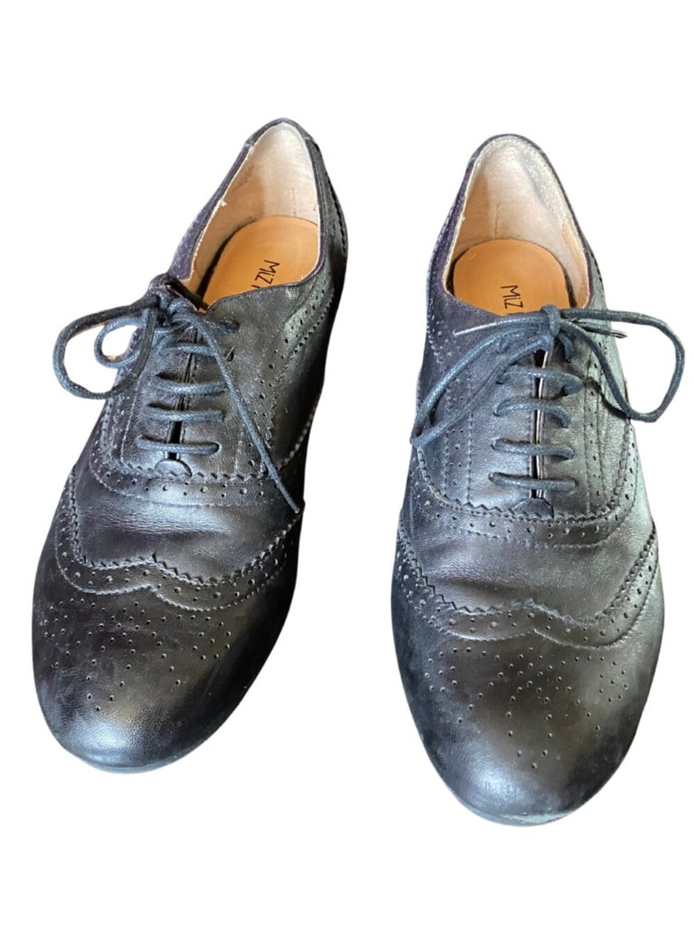 Miz Mooz | black leather oxfords | size 8.5